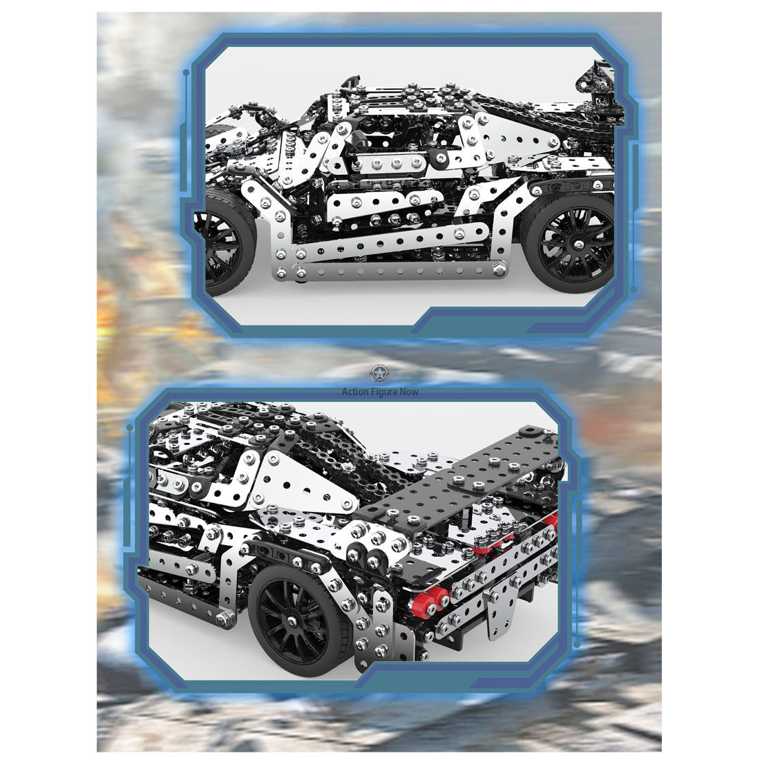 Konstruct Build-N-Go Formula Racers Set, 3D Puzzle