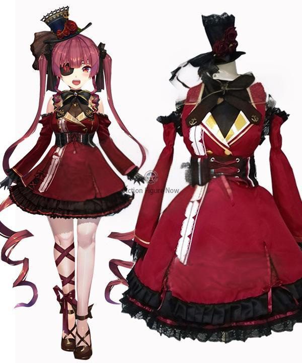 Houshou Marine Cosplay Outfit - Hololive VTuber Inspired Costume