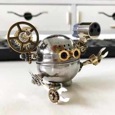 3D Metal Cartoon Puzzle Figure Model Gift photo review