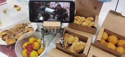209Pcs Infantryman 3D Metal Model Assembly Kit with Phone Stand photo review
