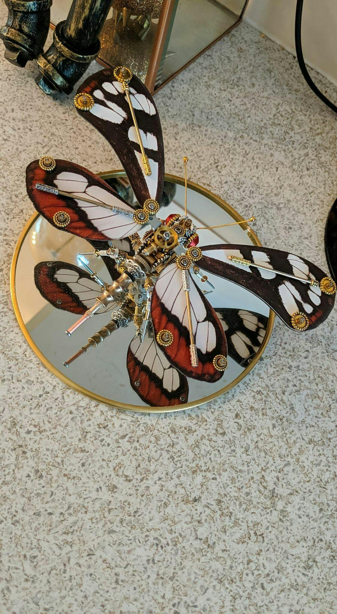 Steampunk Greta Oto Footed Butterfly 3D Metal Puzzle Model photo review