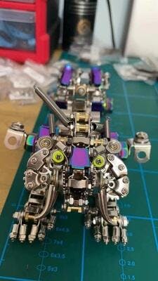 Bengal Tiger 3D Metal Kits Assembly Model Building Animal Series photo review