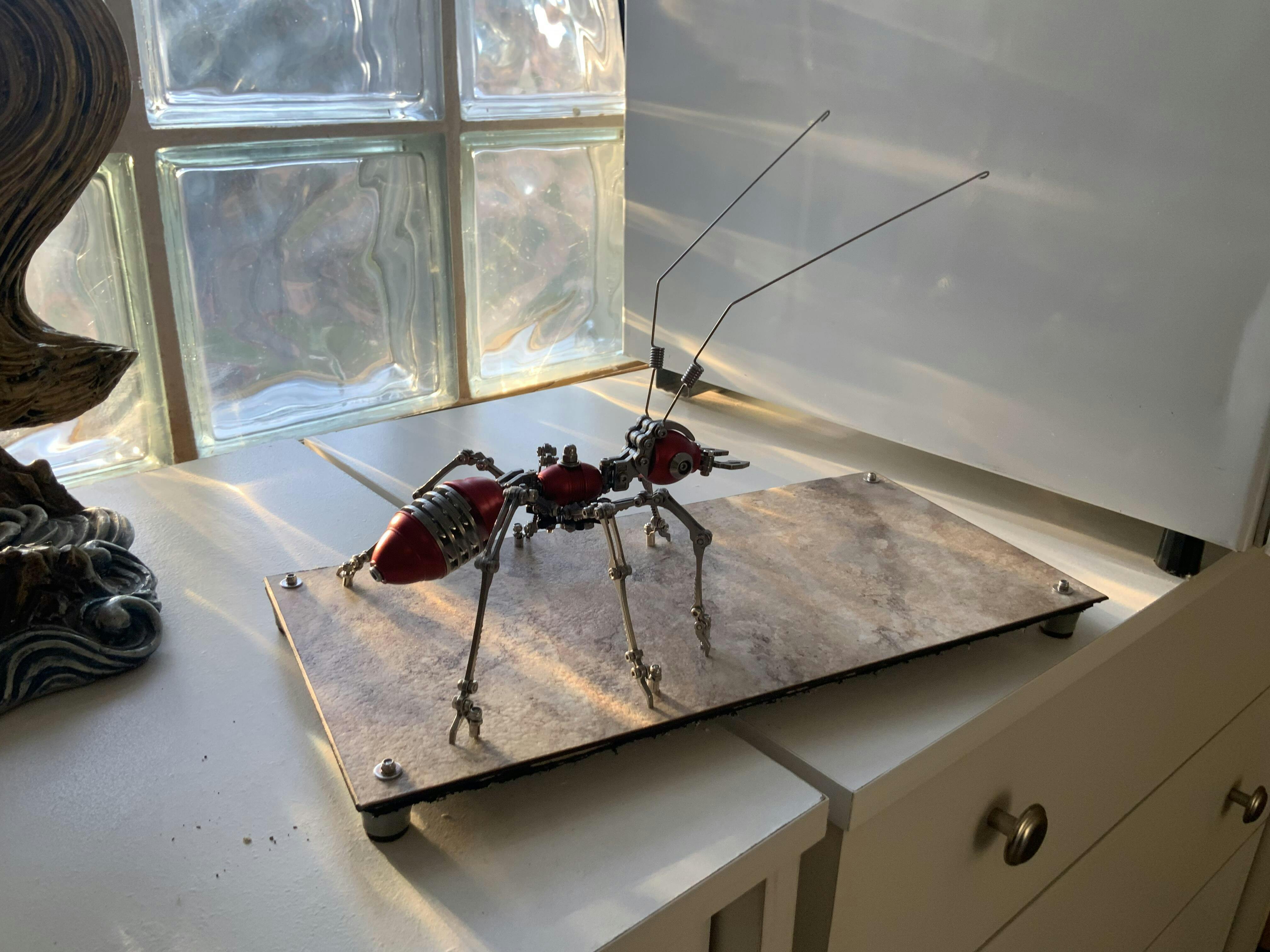 4PCS Metal Worker Ant Team DIY Model Assembly photo review