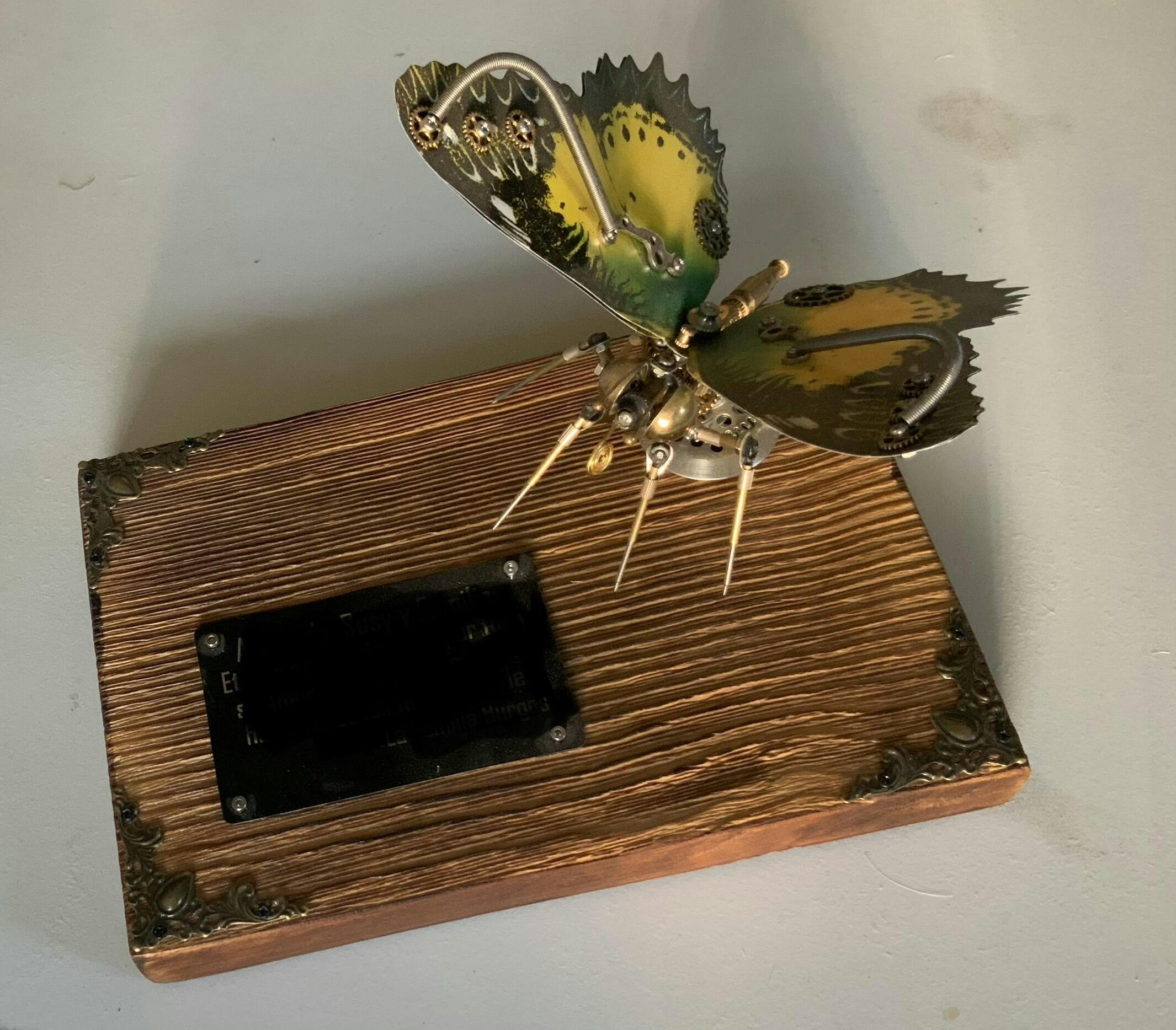 9pcs Steampunk Butterfly Metal Models: Full Set photo review