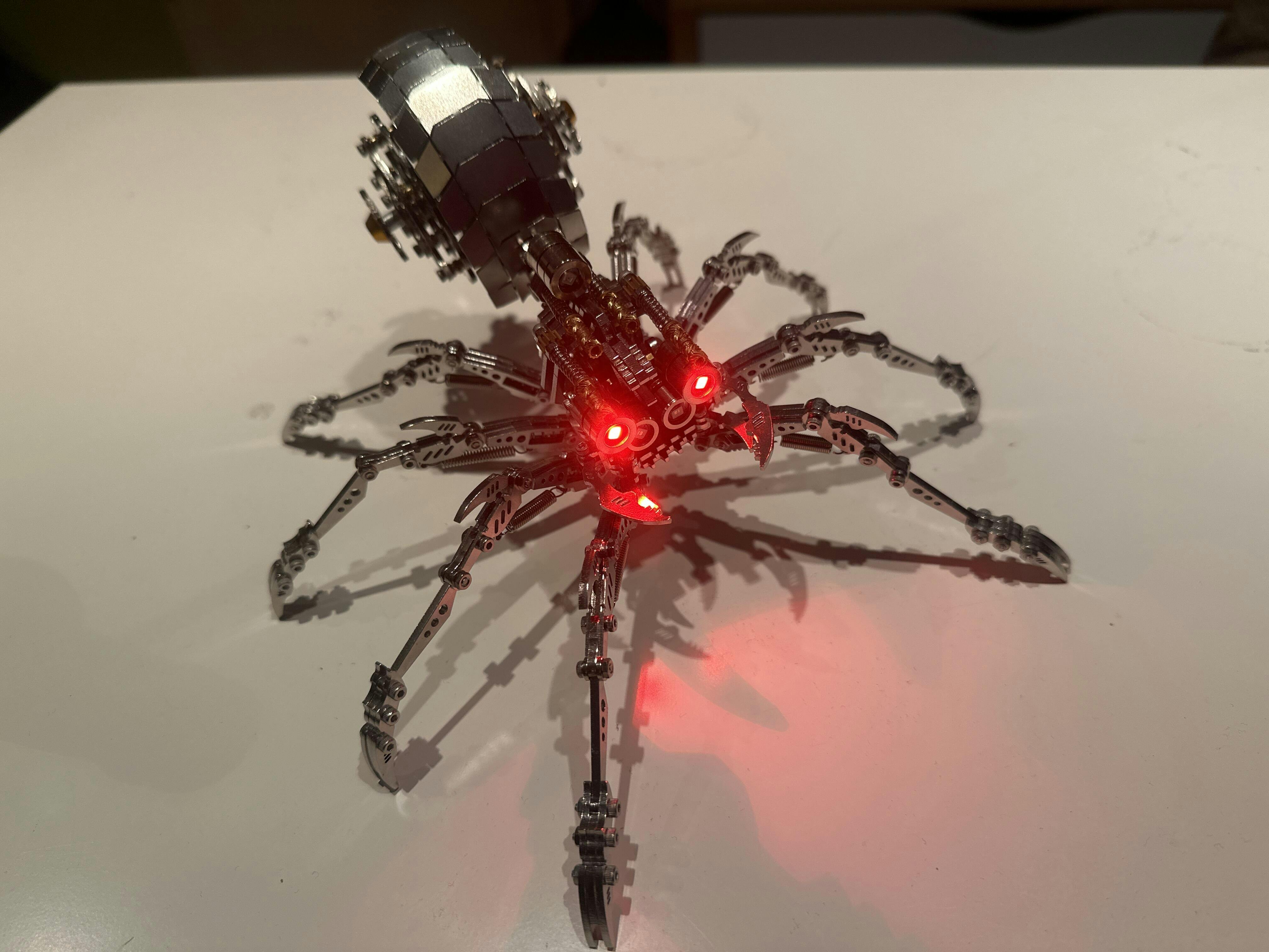 203-Piece DIY Mini Jumping Spider 3D Metal Puzzle Model photo review