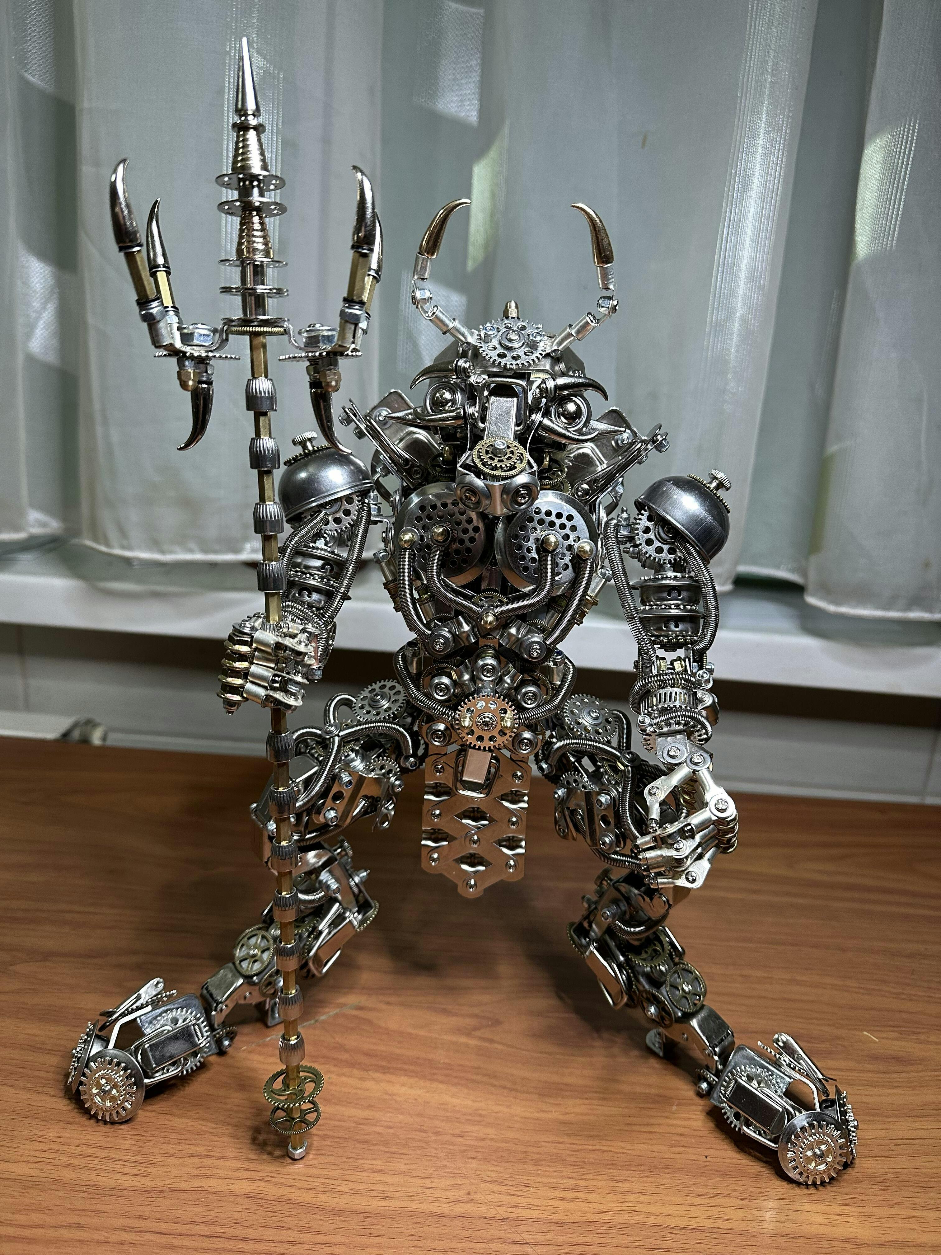 3D Metal Puzzle Minotaur: Challenging Bull-Headed Monster Model Kit photo review