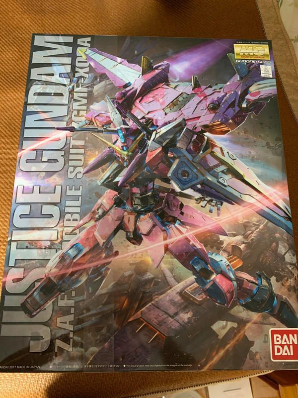MG Justice Gundam Plastic Model Kit - 1/100 Scale - Pre-Order photo review