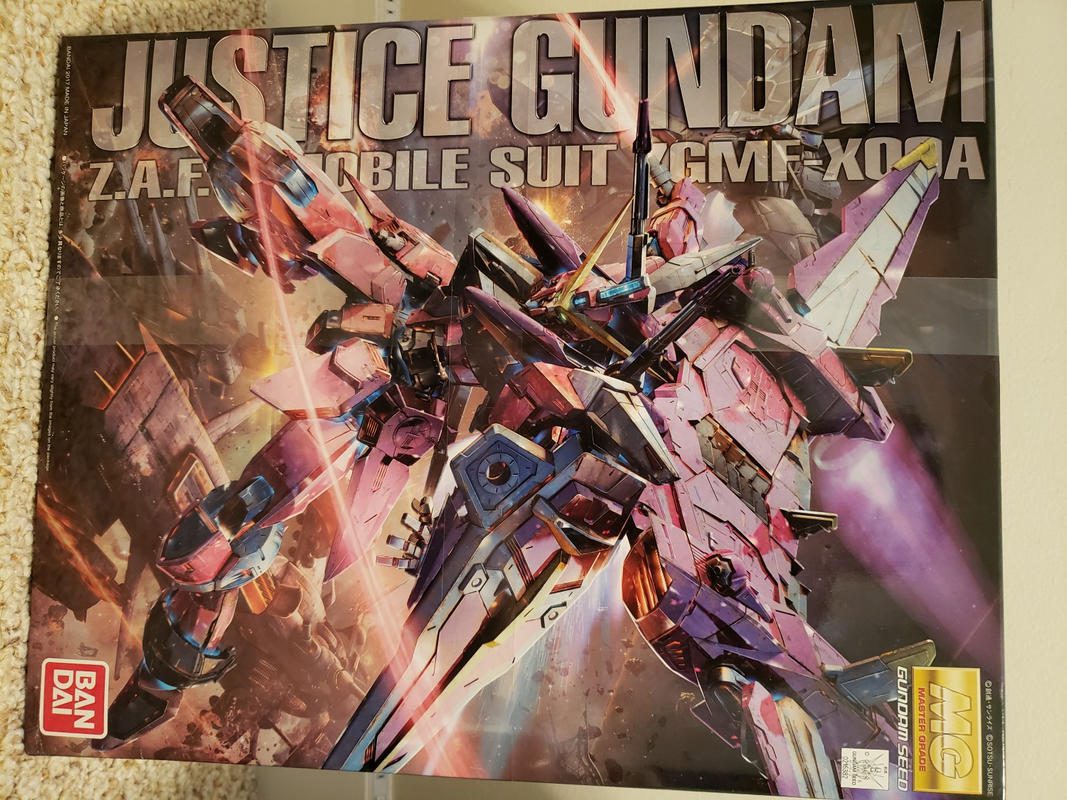 MG Justice Gundam Plastic Model Kit - 1/100 Scale - Pre-Order photo review