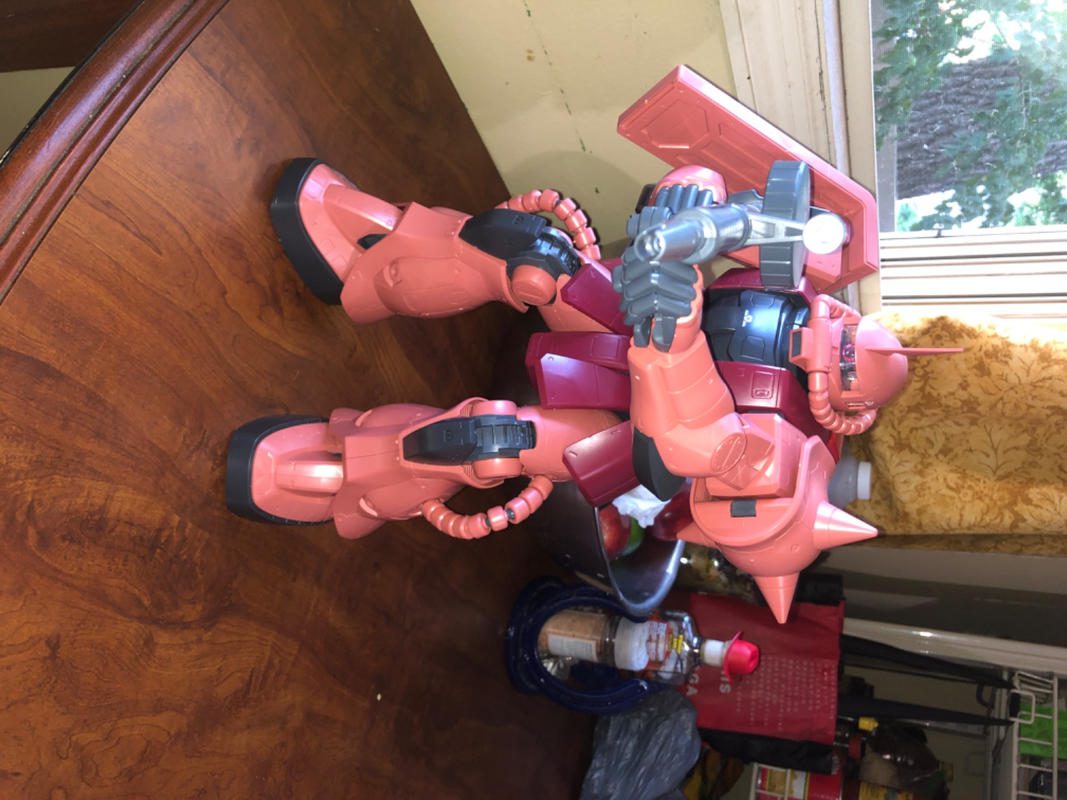 1/48 Scale Mega Size Model Kit: MS-06S Zaku II Gunpla Model Kit photo review