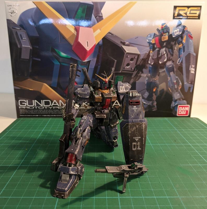RG 1/144 RX-178 Gundam Mk-II Titans Version photo review
