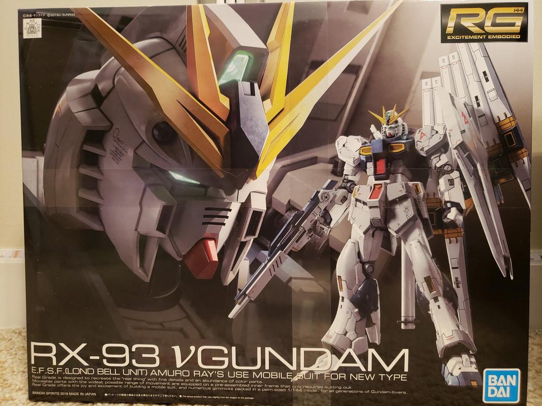RG 1/144 Nu Gundam photo review