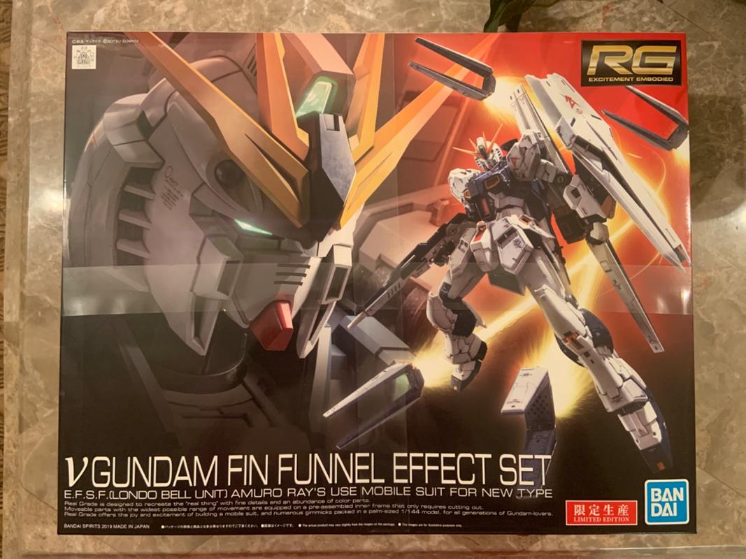 Enhance Fin Funnel Effect Parts Set [Char's Counterattack] for RG 1/144 Nu Gundam Model Kit by Spirits photo review