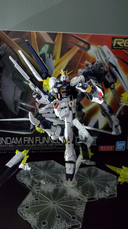 Enhance Fin Funnel Effect Parts Set [Char's Counterattack] for RG 1/144 Nu Gundam Model Kit by Spirits photo review