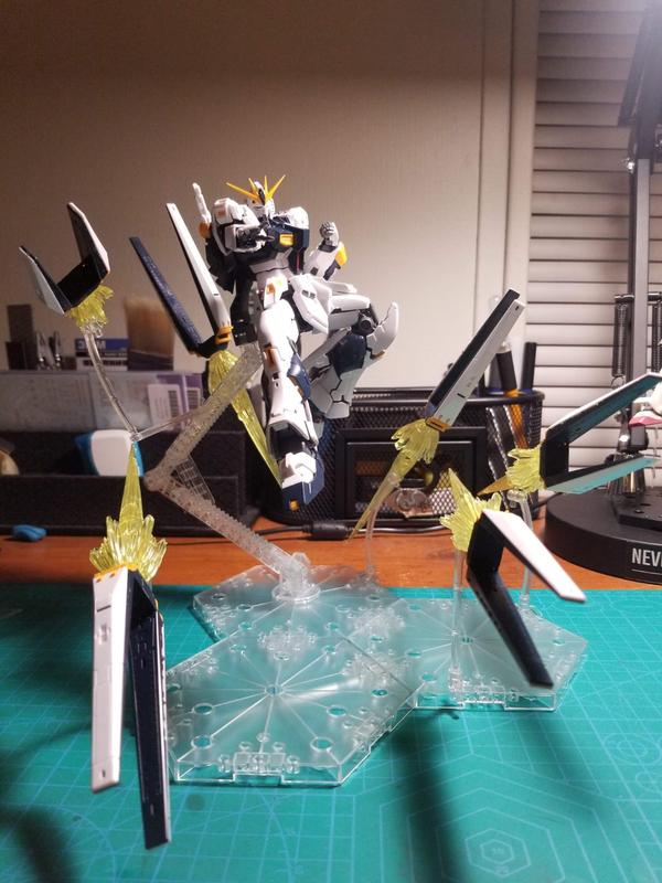 Enhance Fin Funnel Effect Parts Set [Char's Counterattack] for RG 1/144 Nu Gundam Model Kit by Spirits photo review