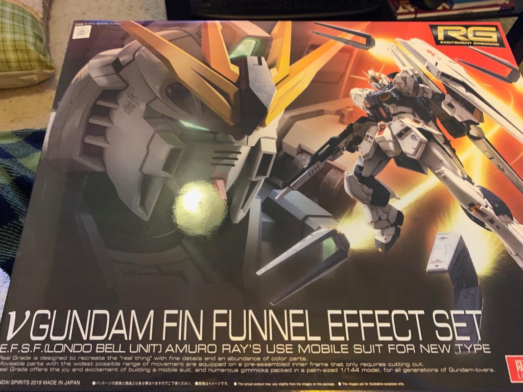 Enhance Fin Funnel Effect Parts Set [Char's Counterattack] for RG 1/144 Nu Gundam Model Kit by Spirits photo review