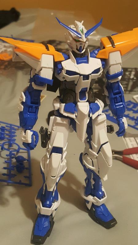 MG 1/100 Gundam Astray Blue Frame Second Revise Gunpla Model photo review