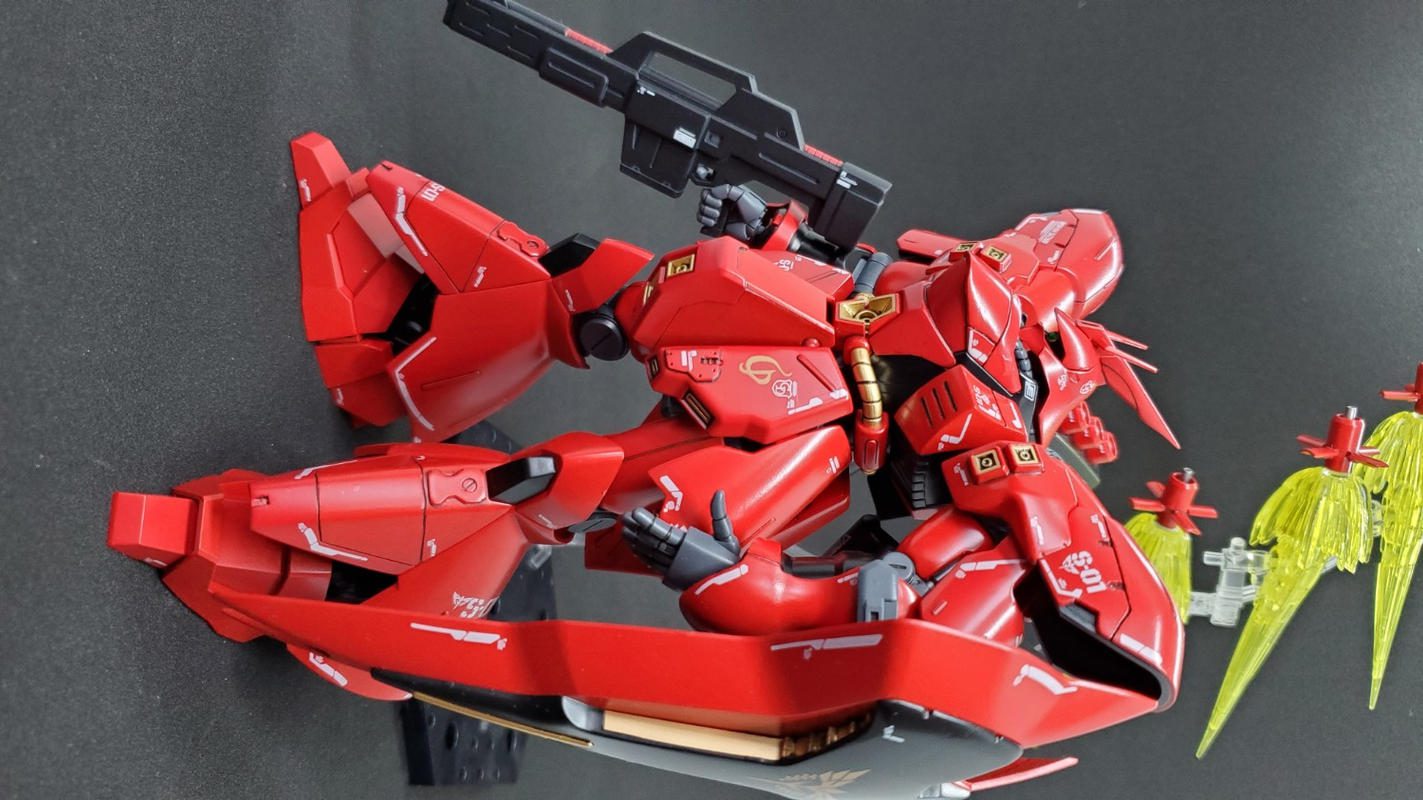 HGUC 1/144 MSN-04 Sazabi Gundam Plastic Model Kit photo review