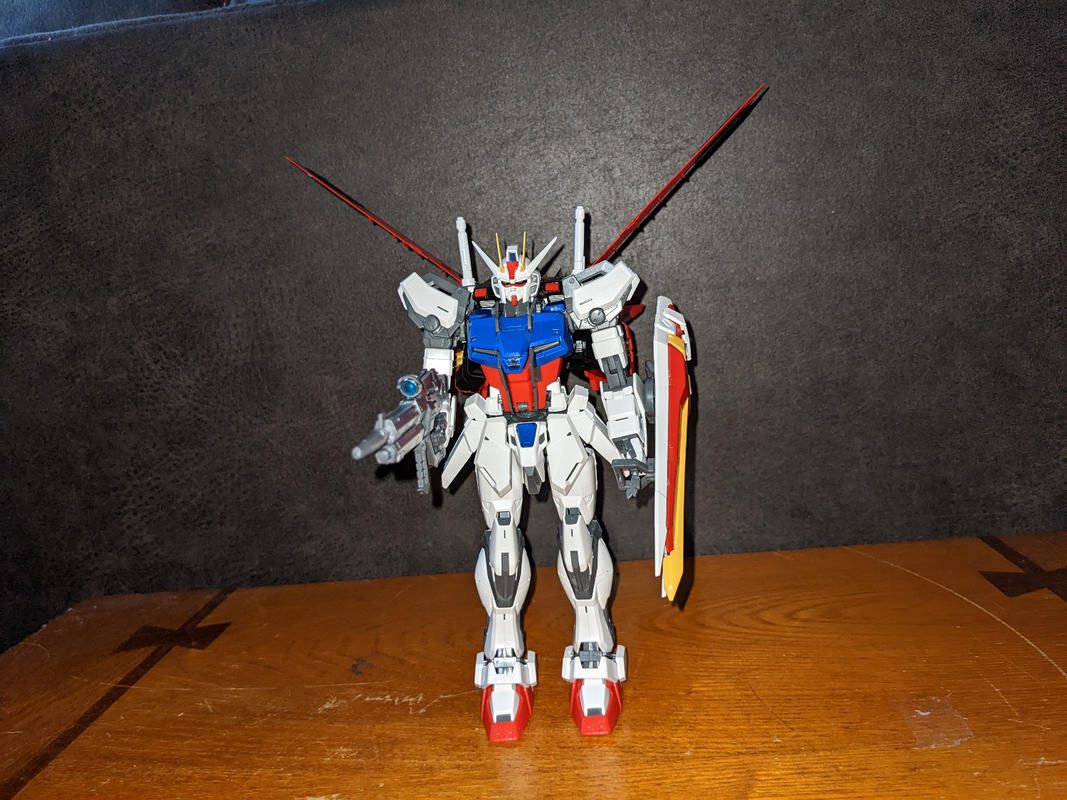 MG 1/100 GAT-X105 Aile Strike Gundam Ver. RM Remastered photo review