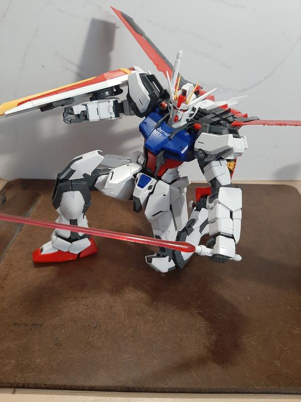 MG 1/100 GAT-X105 Aile Strike Gundam Ver. RM Remastered photo review