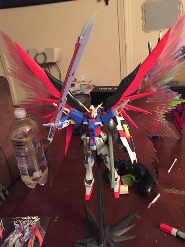 MG 1/100 Destiny Gundam Extreme Blast Mode Model Kit photo review