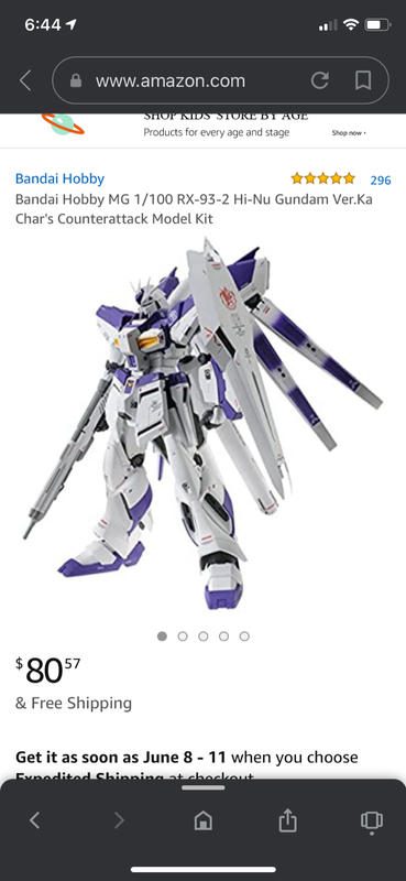 MG 1/100 Hi-Nu Gundam Ver. Ka Master Grade High-Grade Gundam Model Kit photo review