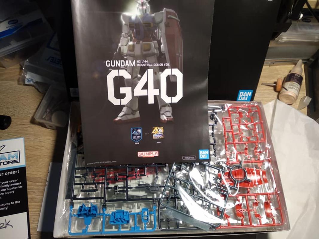 HG 1/144 Gundam G40 (Industrial Color Variant) photo review