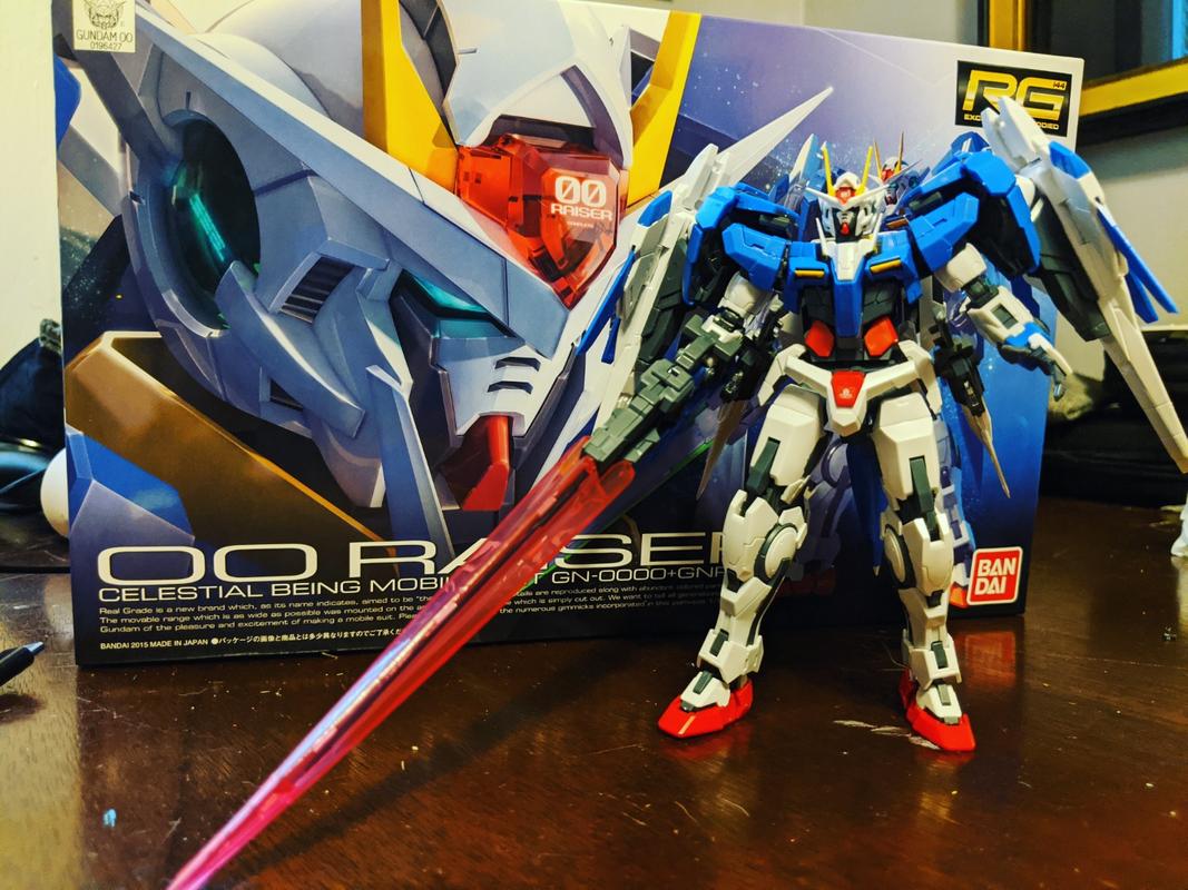RG 1/144 00 Raiser Gundam Model Kit photo review