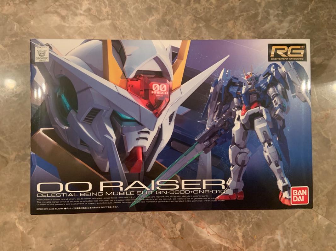 RG 1/144 00 Raiser Gundam Model Kit photo review