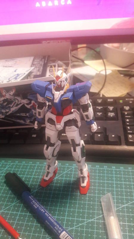 RG 1/144 00 Raiser Gundam Model Kit photo review