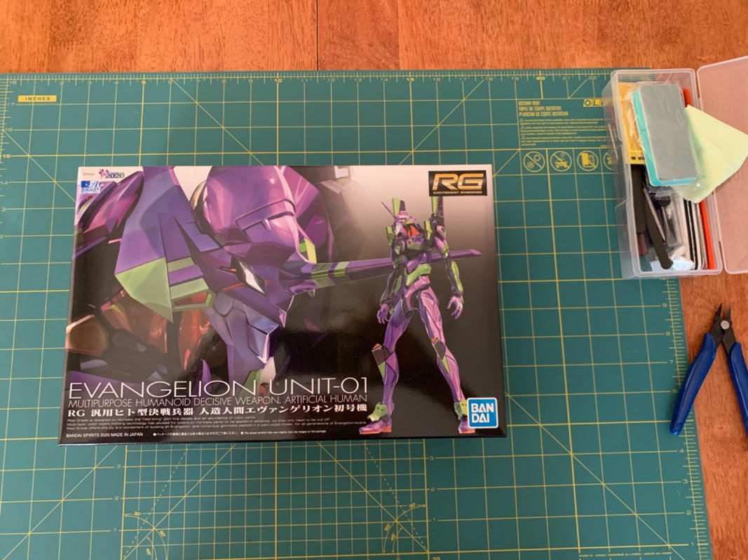 RG Evangelion Unit-01 Rebuild Version Model Kit photo review