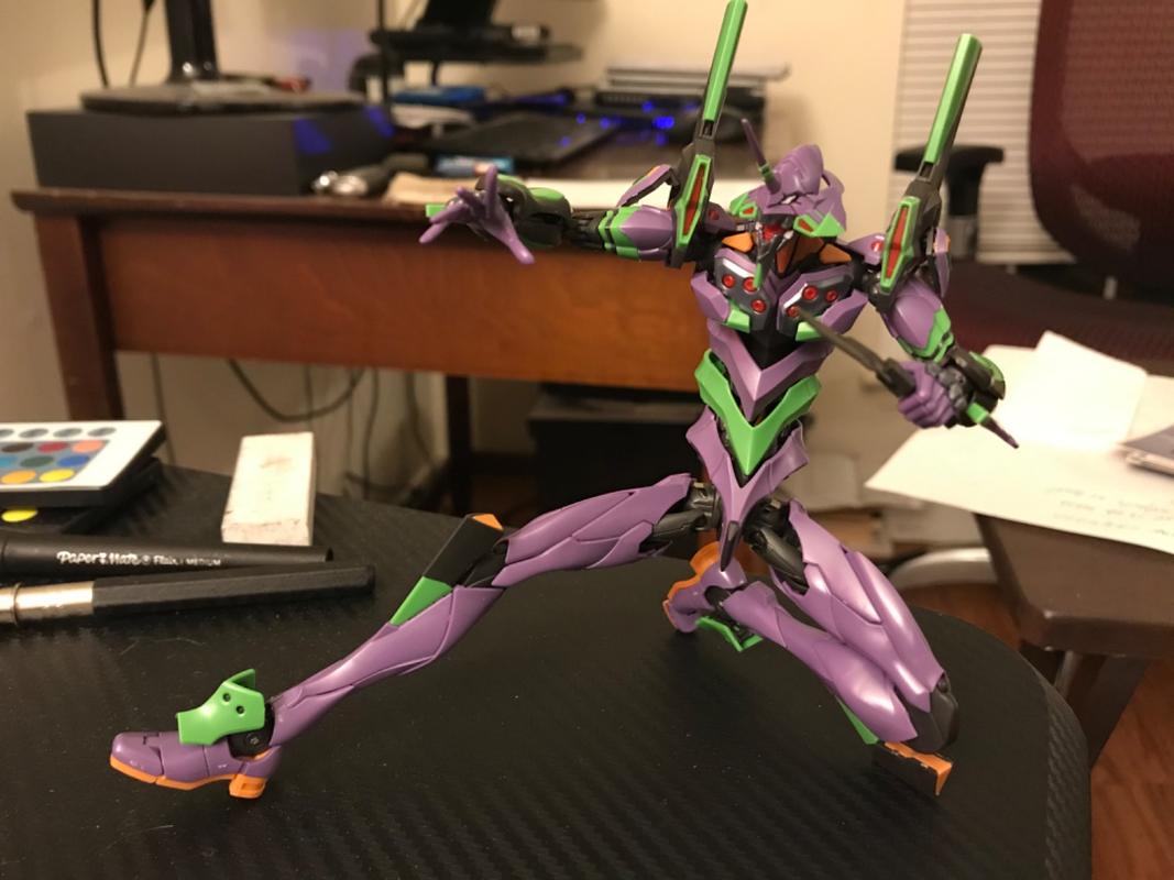 RG Evangelion Unit-01 Rebuild Version Model Kit photo review