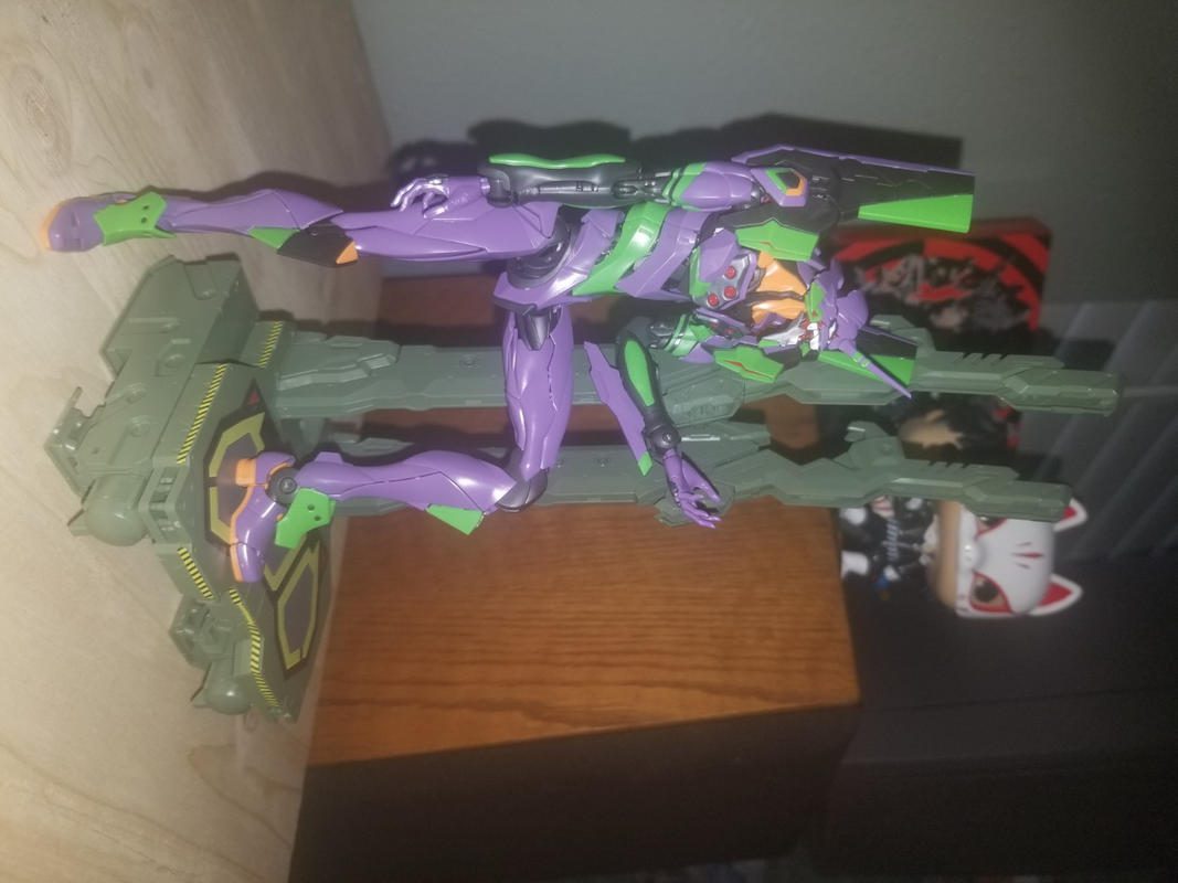 Rebuild of Evangelion RG EVA-01 DX Transport & Display Platform Set photo review