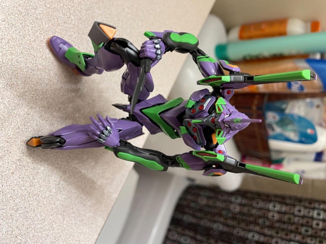 Rebuild of Evangelion RG EVA-01 DX Transport & Display Platform Set photo review