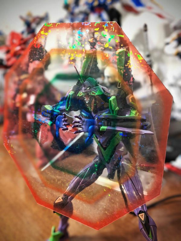 Rebuild of Evangelion RG EVA-01 DX Transport & Display Platform Set photo review