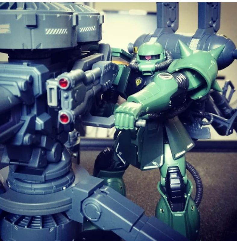 HGTB 1/144 Zaku II Mass Production Type - Big Gun Custom