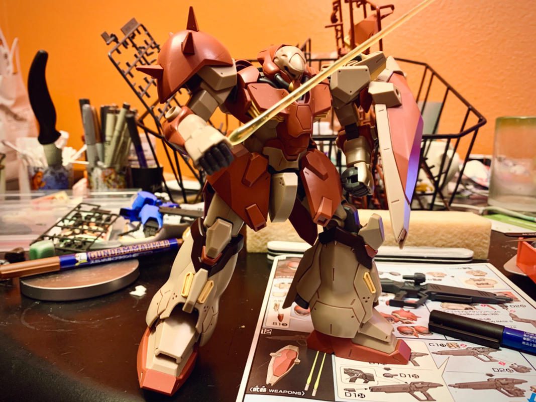 Messer Type F01 Gundam Model Kit - Bandai High Grade Universal Century 1/144 photo review