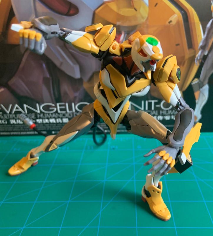 Evangelion RG EVA-00 Unit Prototype Test Type Model Kit photo review