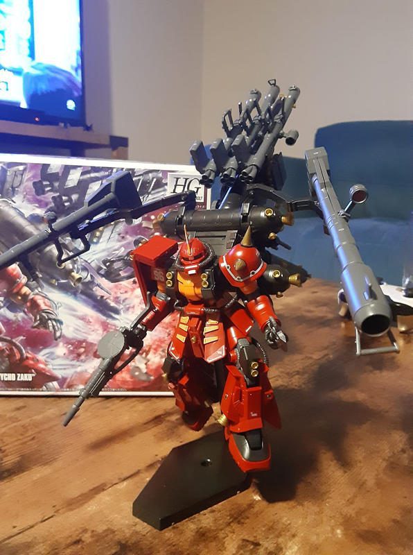 Psycho Zaku Gundam Thunderbolt (Anime Ver.) HG 1/144 Scale Model Kit photo review
