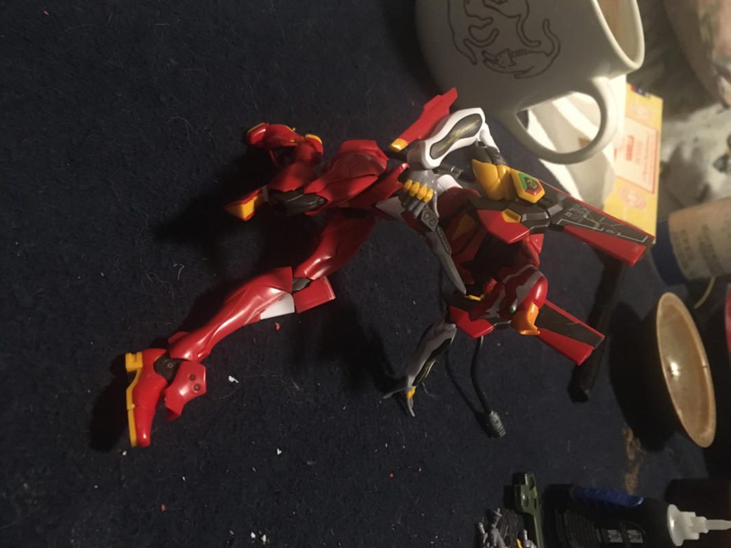 Neon Genesis Evangelion RG 1/144 Scale Model Set: Unit-02 Production Model photo review