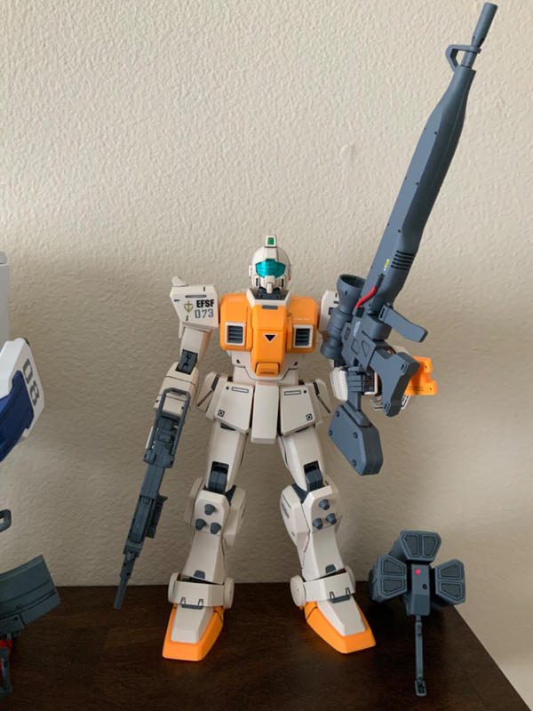 MG 1/100 RGM-79G Gundam Ground Type Model Kit photo review
