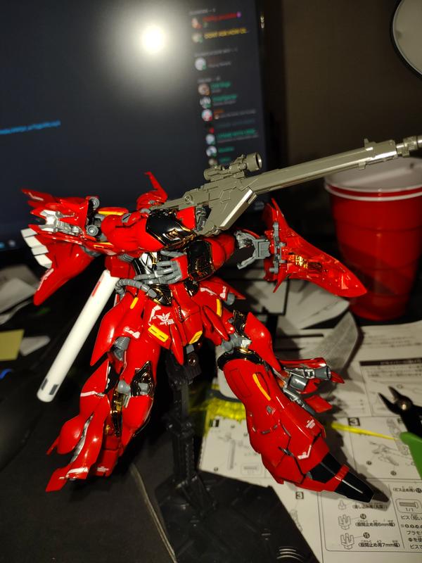 RG 1/144 Sinanju Gunpla Model Kit photo review