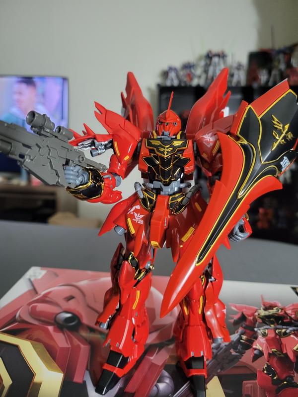 RG 1/144 Sinanju Gunpla Model Kit photo review