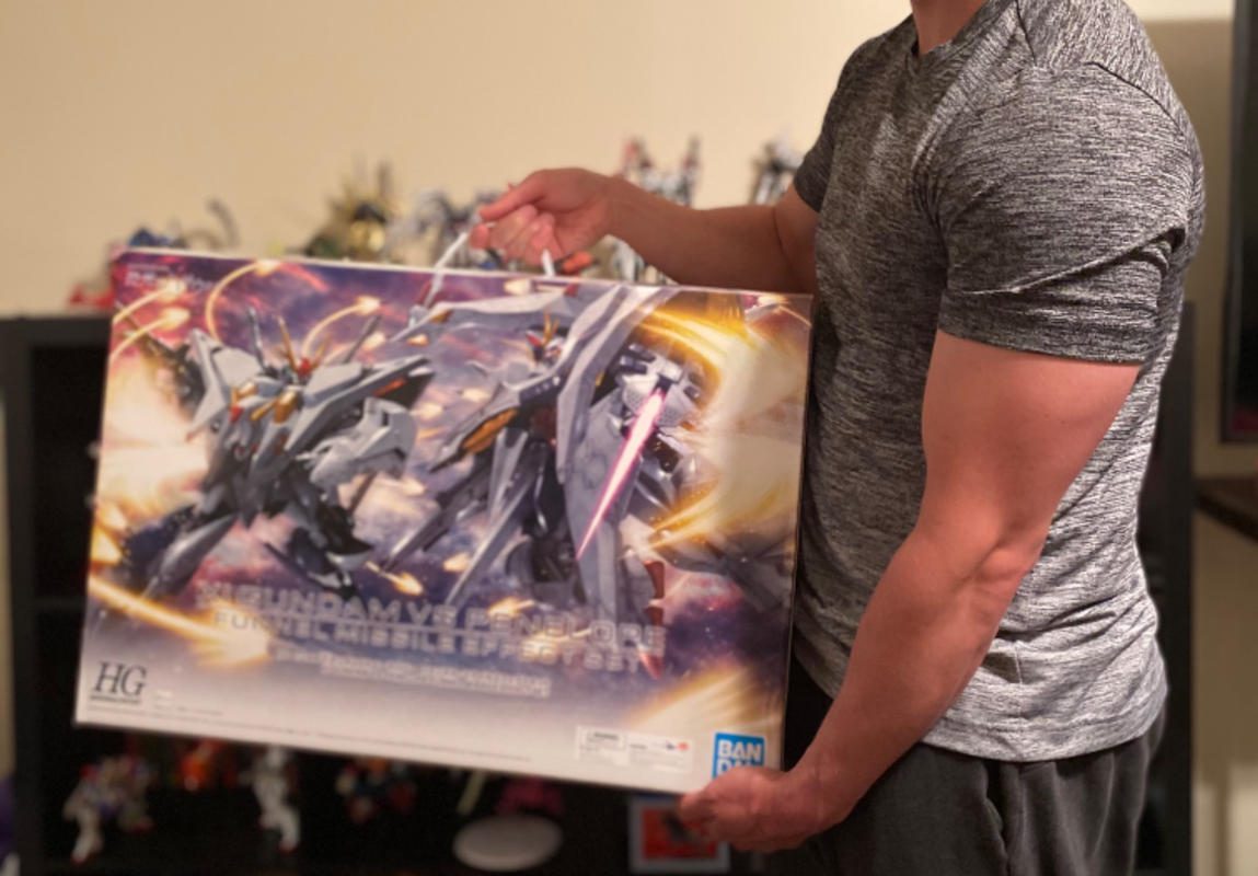 HGUC 1/144 Xi Gundam and Penelope Funnel Missiles Effects Set photo review