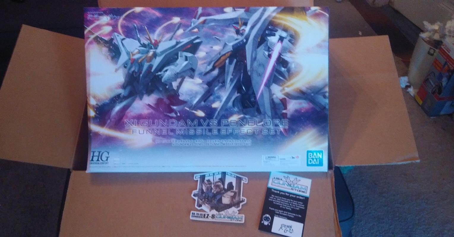 HGUC 1/144 Xi Gundam and Penelope Funnel Missiles Effects Set