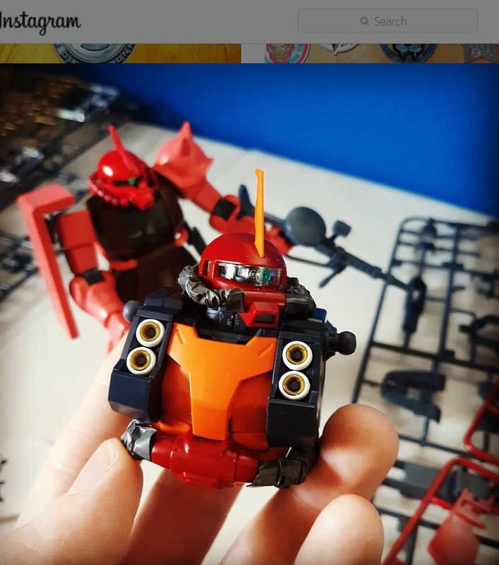 MG 1/100 High Mobility Type Zaku: Psycho Zaku Ver. Ka (Gundam Thunderbolt Ver.) photo review