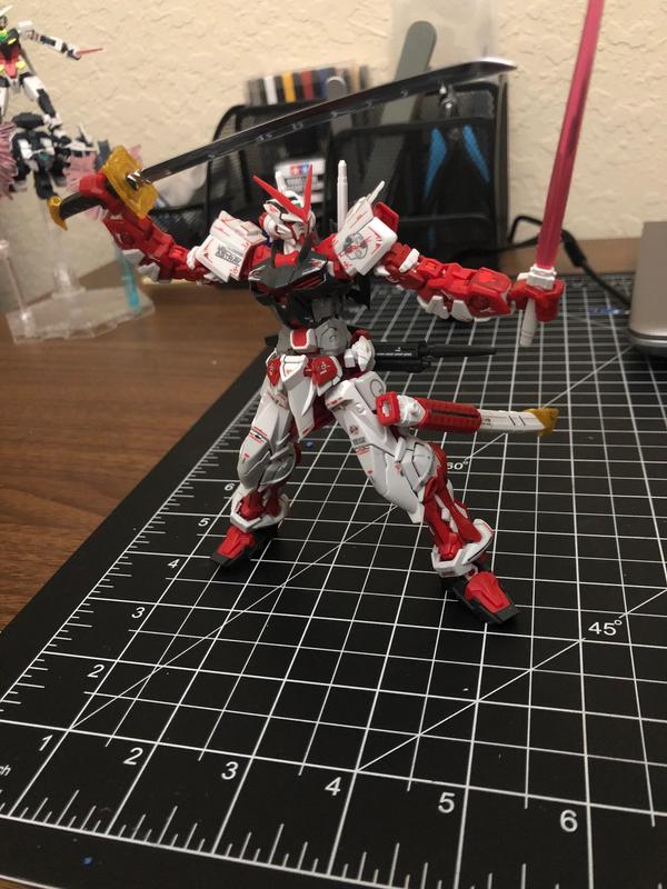 RG 1/144 #19 Gundam Astray Red Frame Model Kit photo review