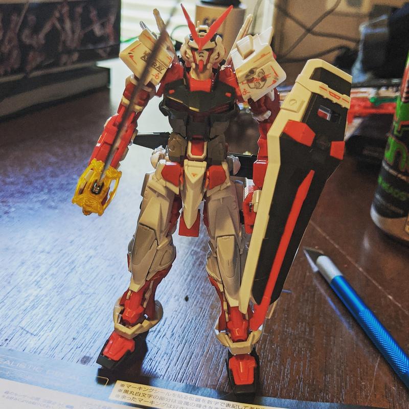 RG 1/144 #19 Gundam Astray Red Frame Model Kit photo review
