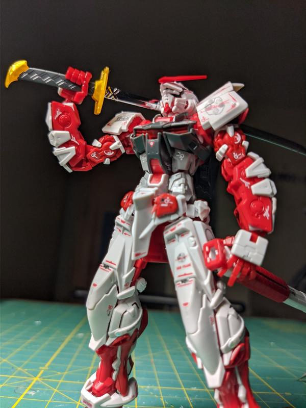 RG 1/144 #19 Gundam Astray Red Frame Model Kit photo review