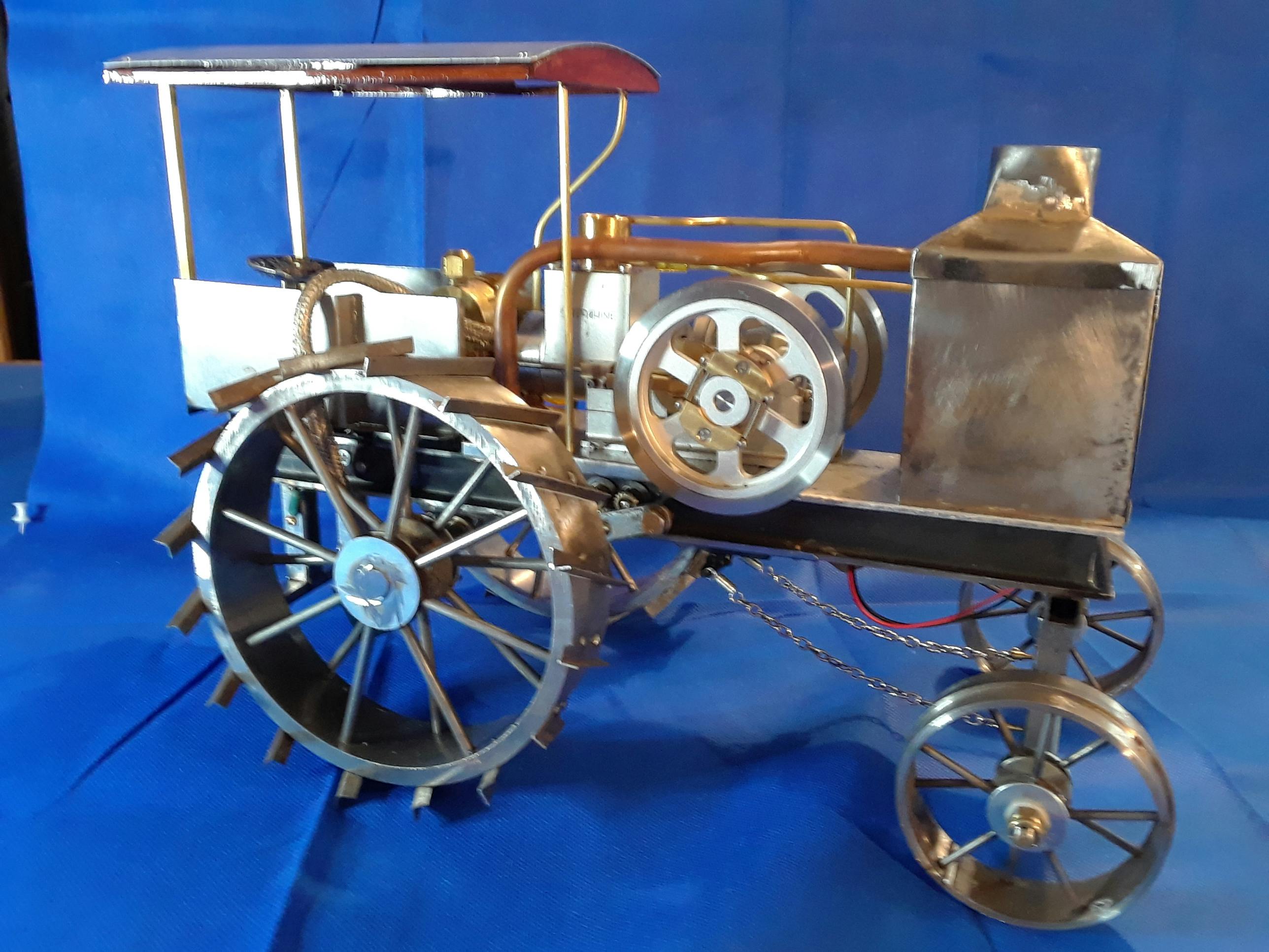 Upgraded M90 Hit & Miss Gas Engine Full Metal I.C. Engine with Base photo review