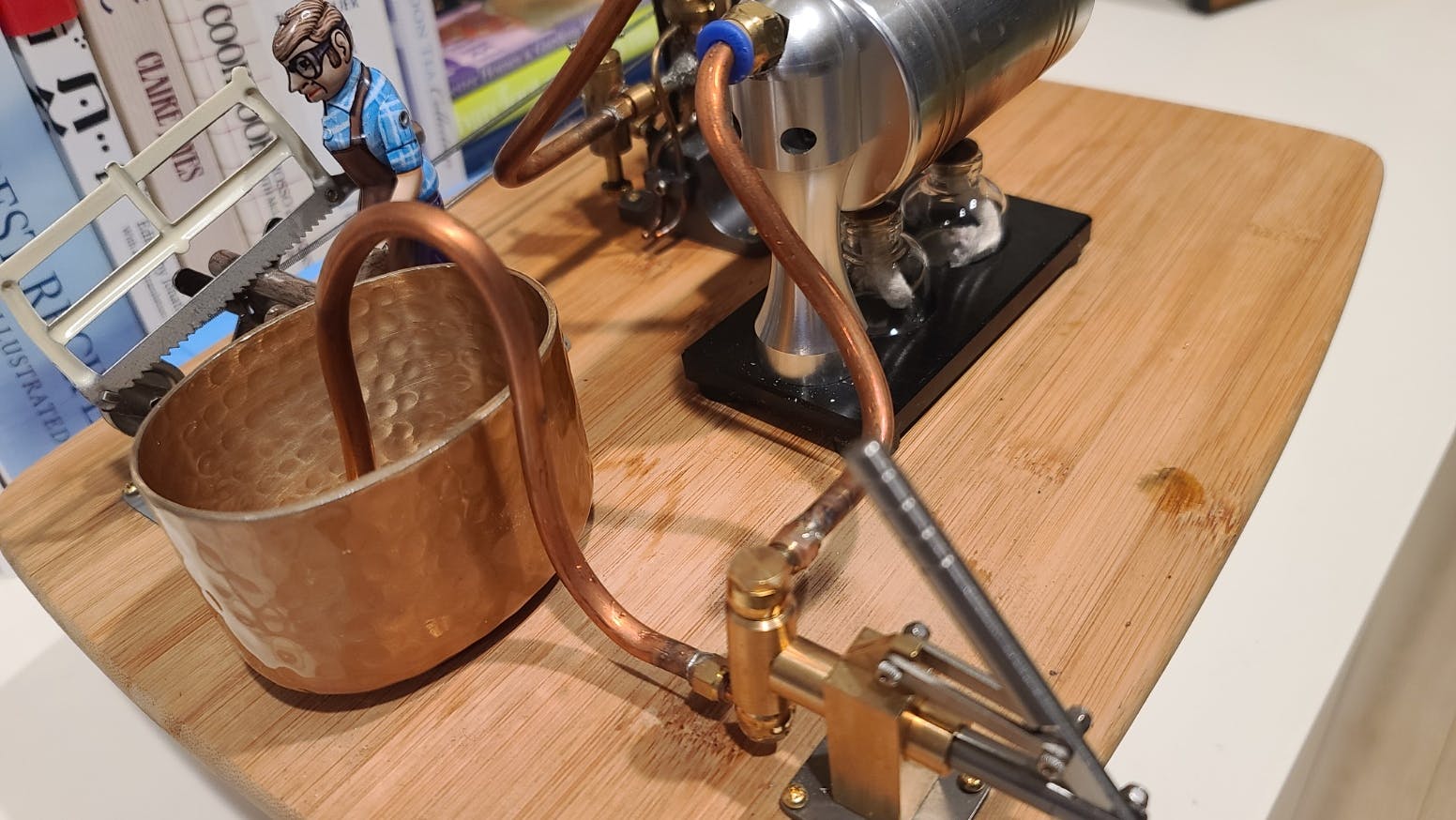 Microcosm M8 Mini Steam Engine, Boiler, Pump and Piston Kit photo review
